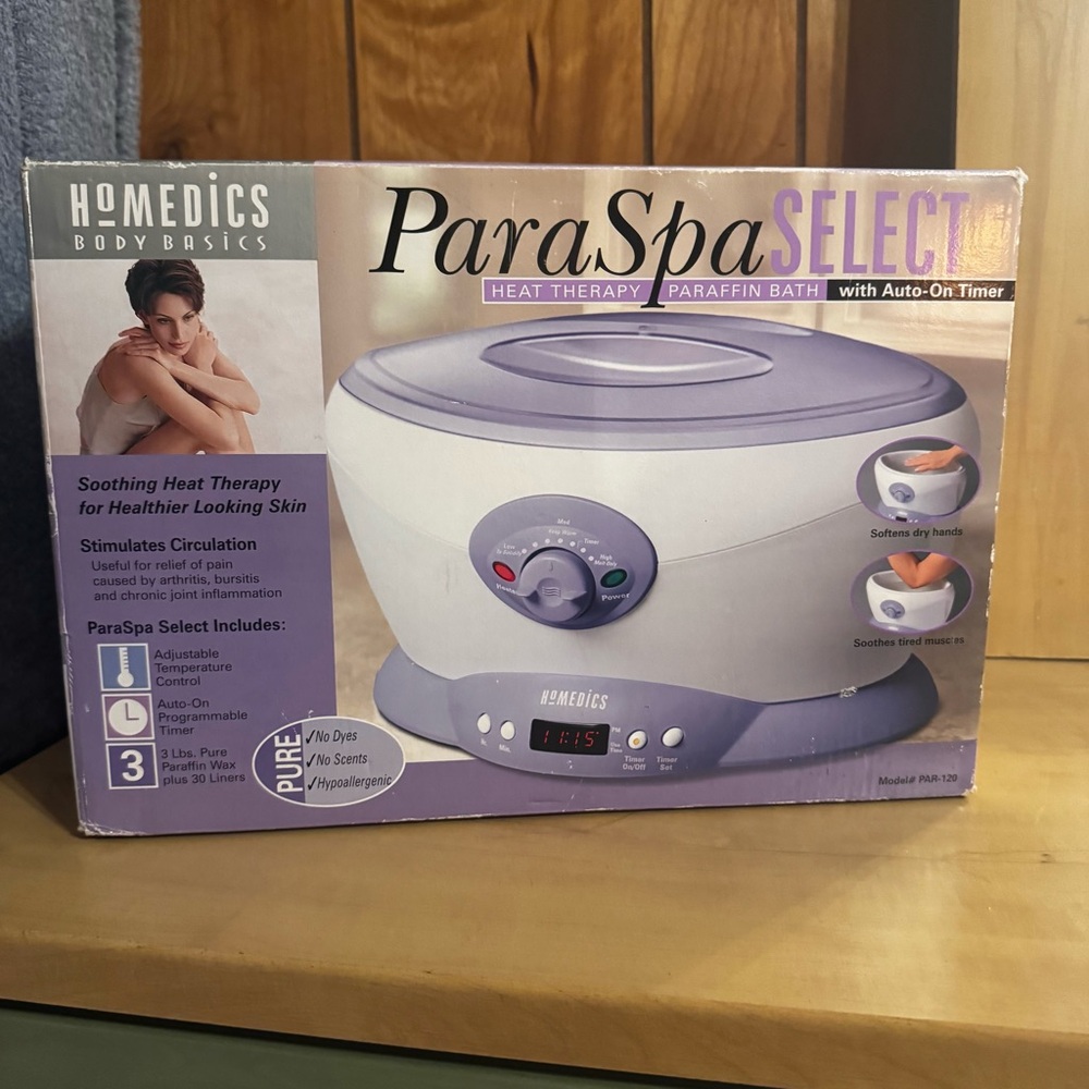 Homedics ParaSpa Select Purple Paraffin Bath